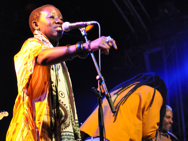 Montreux Jazz Festival 2013: Rocky Dawuni (Ghana - Reggae), July 9, Music in the Park.