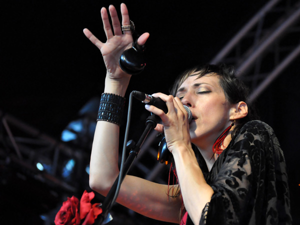 Montreux Jazz Festival 2013: Patricia Vonne (USA - Latin Rock), July 9, Music in the Park.