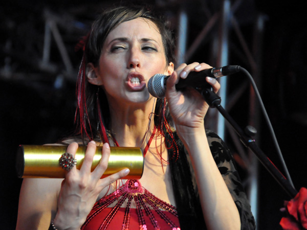 Montreux Jazz Festival 2013: Patricia Vonne (USA - Latin Rock), July 9, Music in the Park.