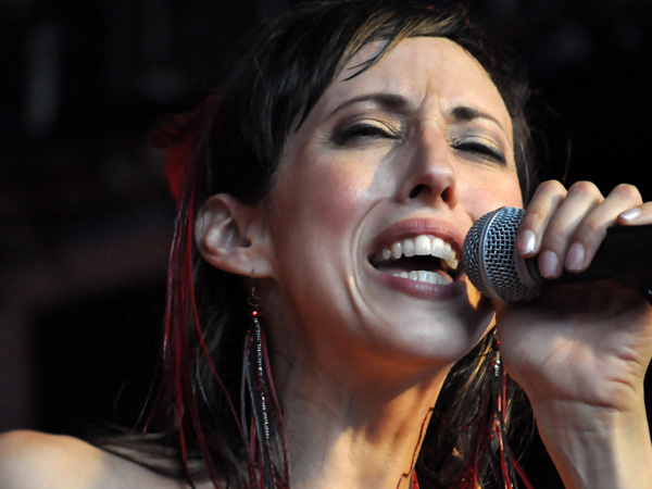 Montreux Jazz Festival 2013: Patricia Vonne (USA - Latin Rock), July 9, Music in the Park.