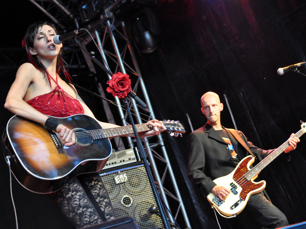 Montreux Jazz Festival 2013: Patricia Vonne (USA - Latin Rock), July 9, Music in the Park.