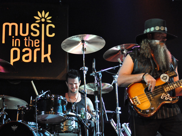 Montreux Jazz Festival 2013: Eric Sardinas & Big Motor (USA - Blues-Rock), July 11, Music in the Park.