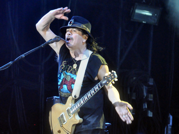 Paléo Festival 2013, Nyon: Santana, July 25, Grande Scène.