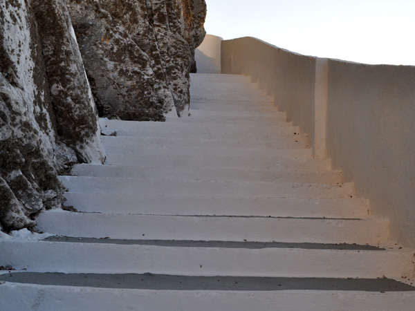 Chapelle d'Aghia Triadha, à Lagadha, Amorgos (Cyclades), août 2013.