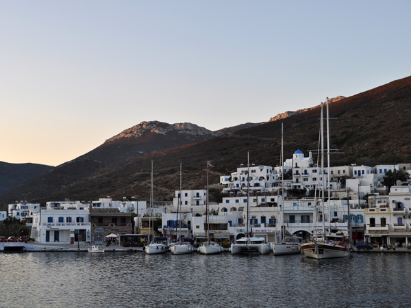 Katapola, Amorgos (Cyclades), août 2013.