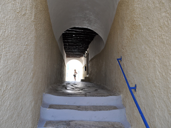 La colline d'Ano Syros, à Ermoupoli (Syros), capitale administrative des Cyclades, 2010.