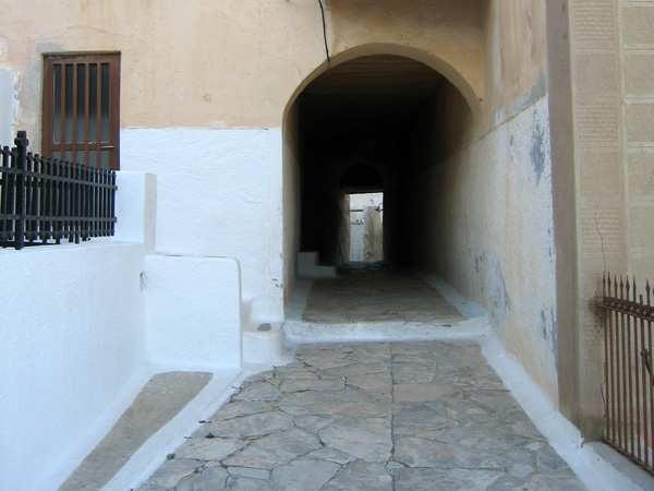 La colline d'Ano Syros, à Ermoupoli (Syros), capitale administrative des Cyclades, 2006.