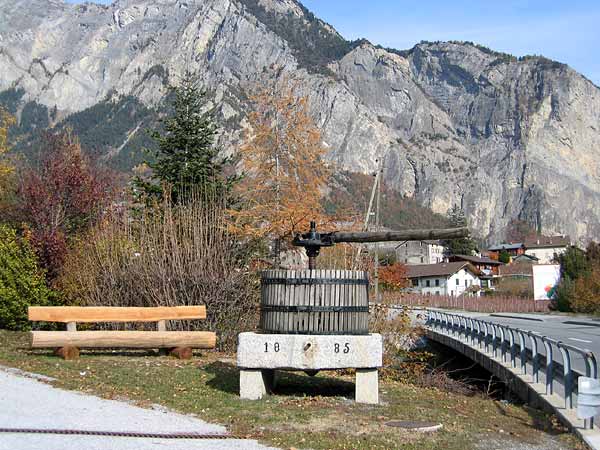 Le village vigneron de Chamoson, au Valais.