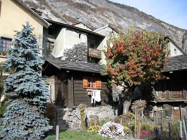 Une vue de Leytron, au Valais.