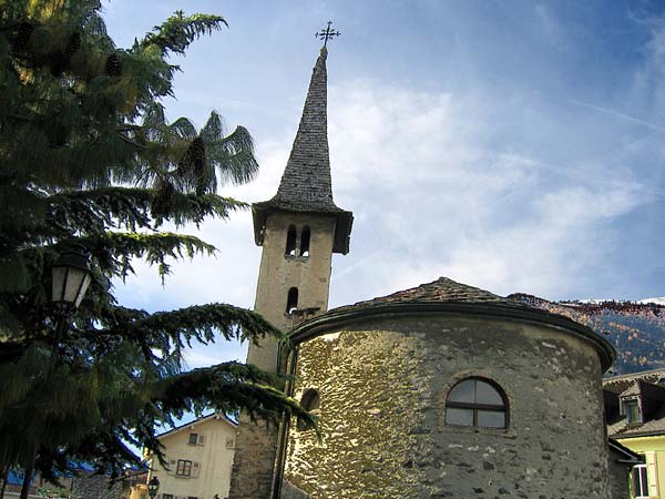 L'église de Leytron, au Valais.